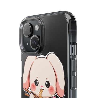 Kawaii Ramen Bunny Clear Impact-Resistant Case