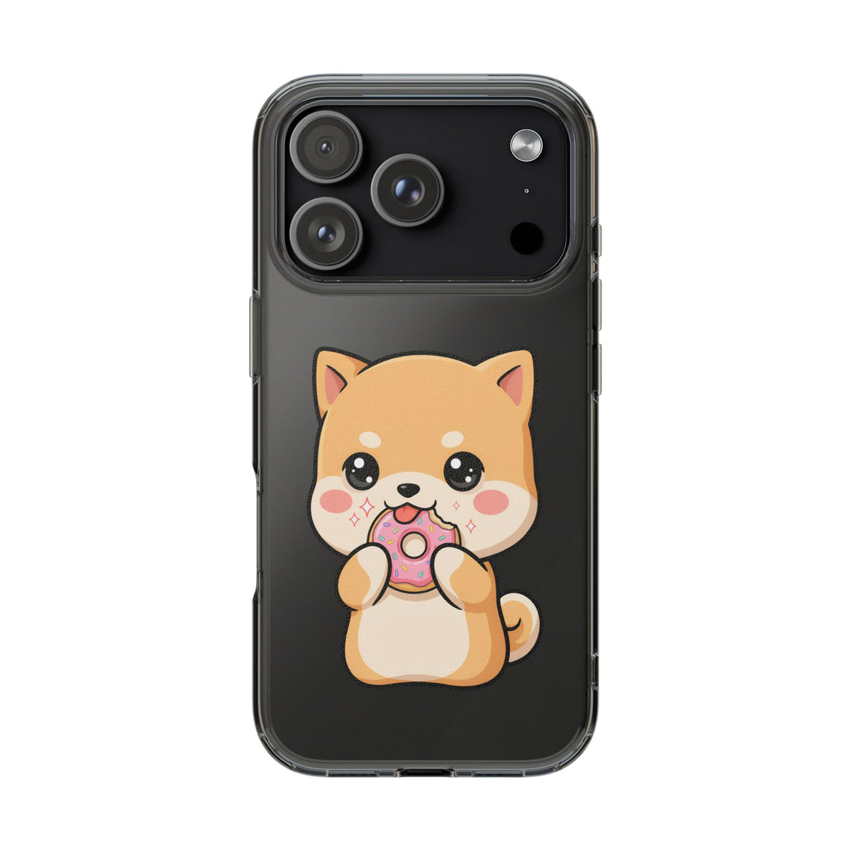 Kawaii Shiba Inu Phone Case with Donut