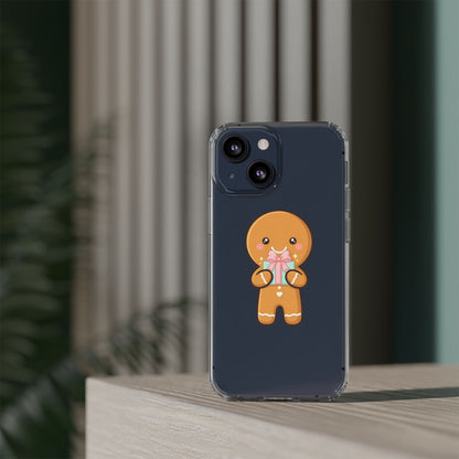 Gingerbread Man Phone Case, Cute Holiday Gift Design