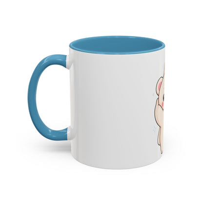 Christmas Polar Bear Mug, Cute Holiday Accent Coffee Mug