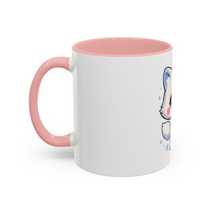 Kawaii Arctic Fox Mug for Cozy Winter Coffee Breaks