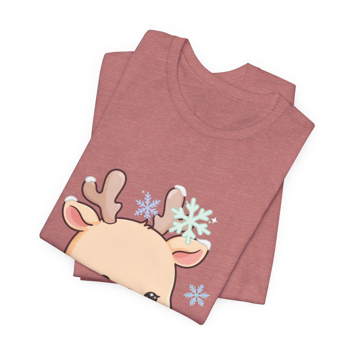 Kawaii Reindeer T-Shirt for Cute Winter Outfits