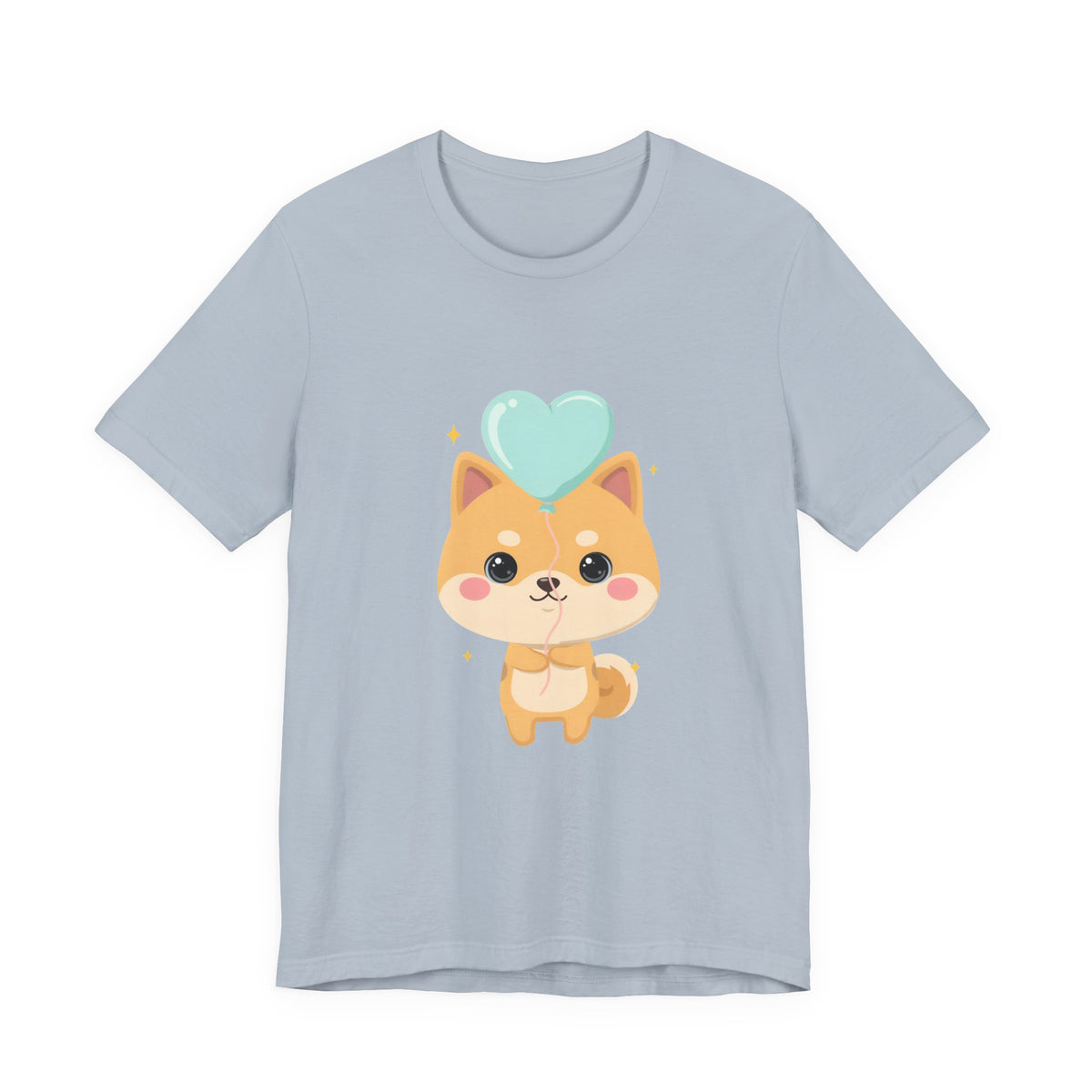 Kawaii Shiba Inu T-Shirt, Cute Balloon Dog Gift