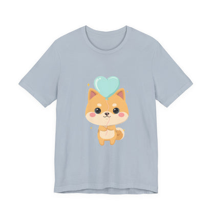 Kawaii Shiba Inu T-Shirt, Cute Balloon Dog Gift