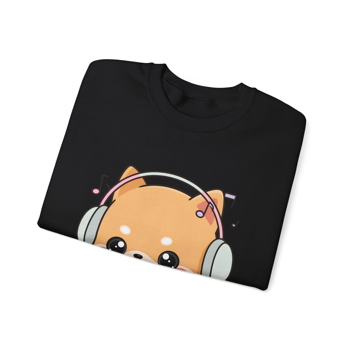 Kawaii Shiba Inu Music Sweatshirt, Cute Dog Lover Gift