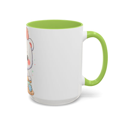 Christmas Cookie Polar Bear Accent Coffee Mug