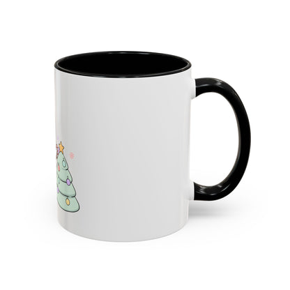 Kawaii Snowman Christmas Mug, Accent Coffee Mug