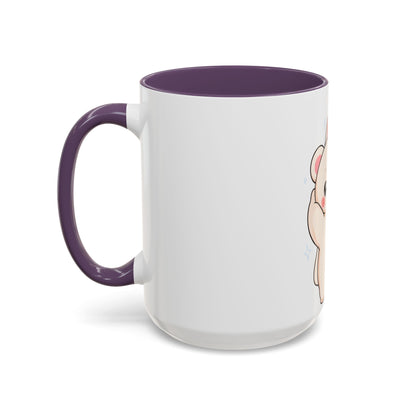 Christmas Polar Bear Mug, Cute Holiday Accent Coffee Mug