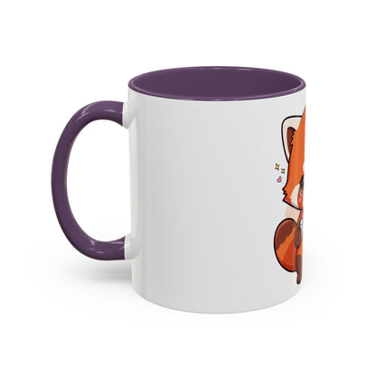 Red Panda Gamer Accent Coffee Mug for Cozy Desk Setups