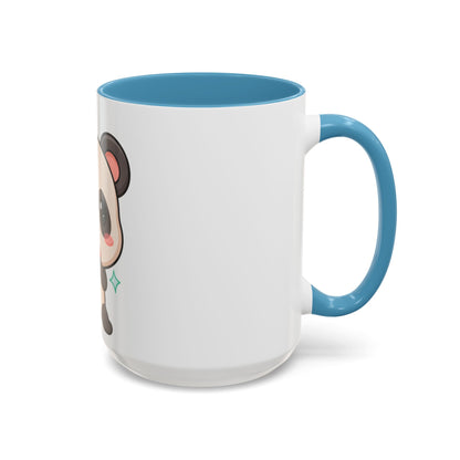 Kawaii Panda Coffee Mug, Cute Sushi Lover Accent Mug