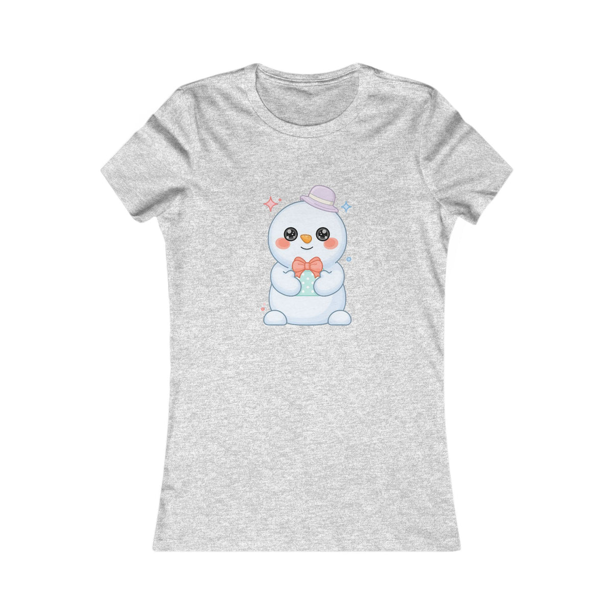 Cute Snowman T-Shirt for Kawaii Holiday Cheer