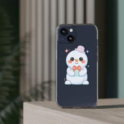 Kawaii Snowman Phone Case for Cheerful Winter Days