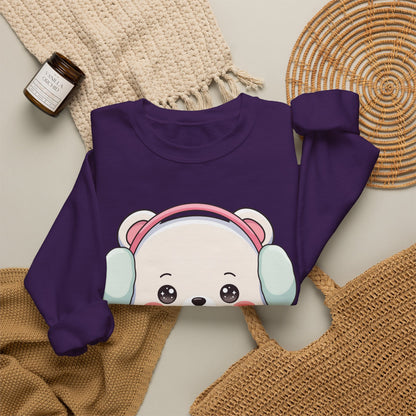 Kawaii Polar Bear Sweatshirt for Cozy Winter Days