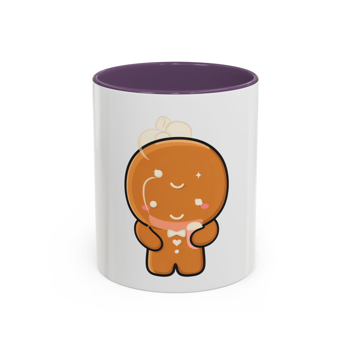 Kawaii Gingerbread Mug for Cozy Cocoa Breaks
