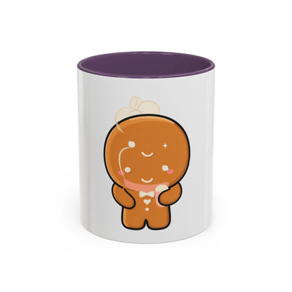 Kawaii Gingerbread Mug for Cozy Cocoa Breaks