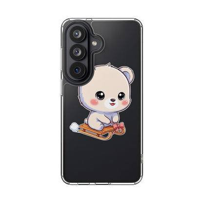 Kawaii Polar Bear Phone Case, Cute Winter Gift