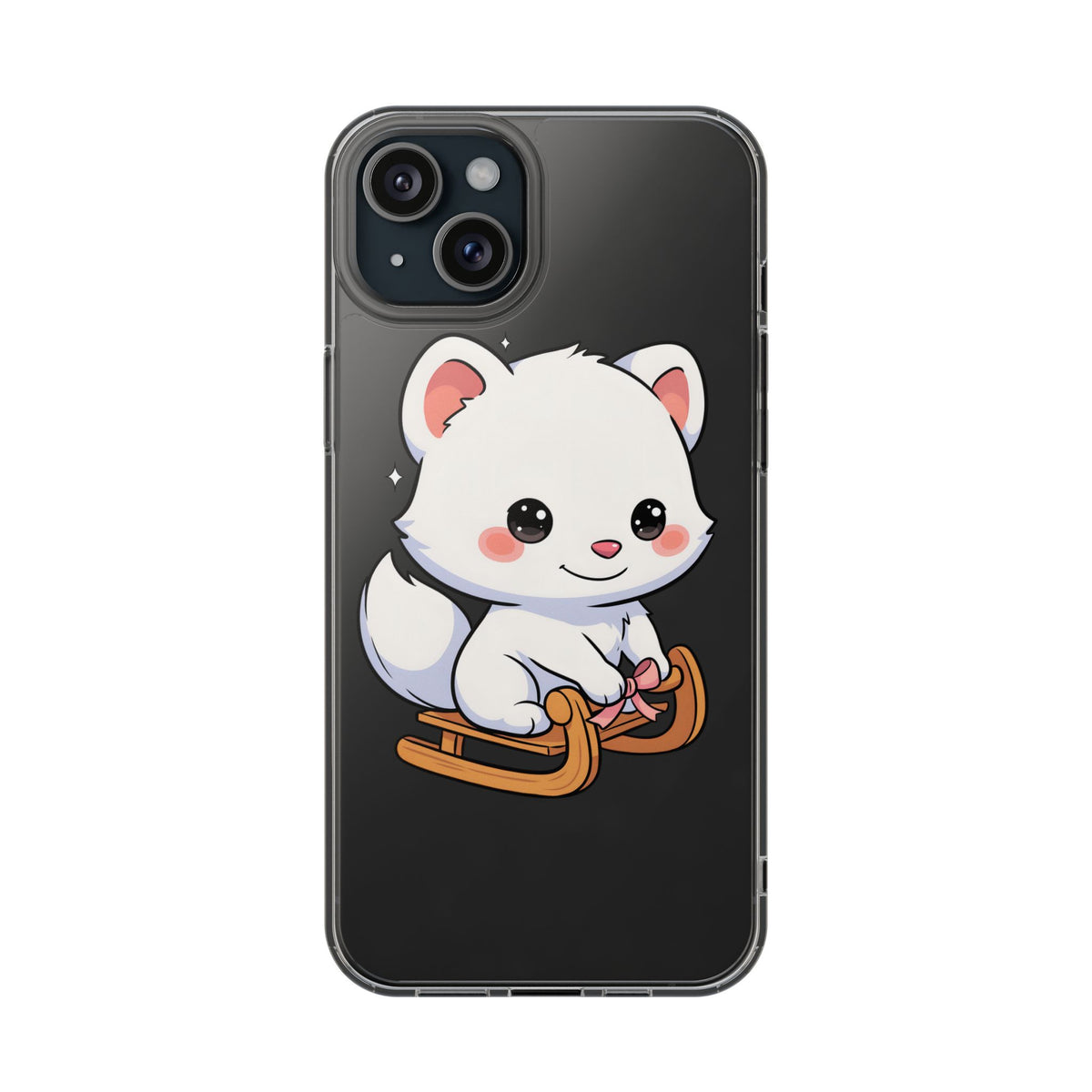 Kawaii Arctic Fox Phone Case for Cute Animal Lovers