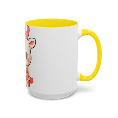 Kawaii Reindeer Christmas Mug for Holiday Fans