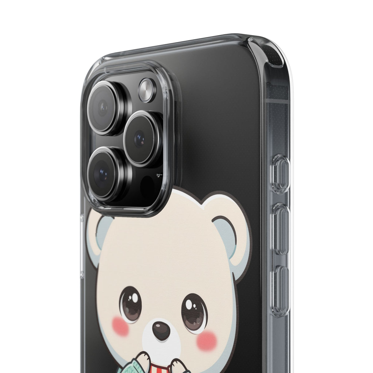 Kawaii Christmas Bear Phone Case for Holiday Season