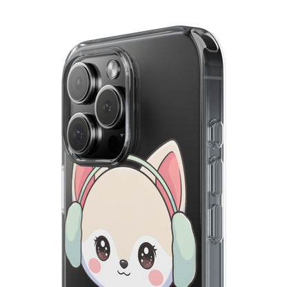 Kawaii Arctic Fox Phone Case – Cozy Winter Cutie