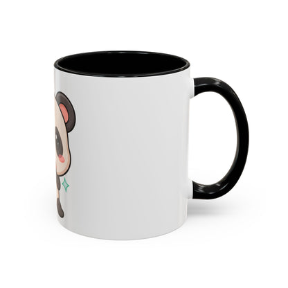 Kawaii Panda Coffee Mug, Cute Sushi Lover Accent Mug