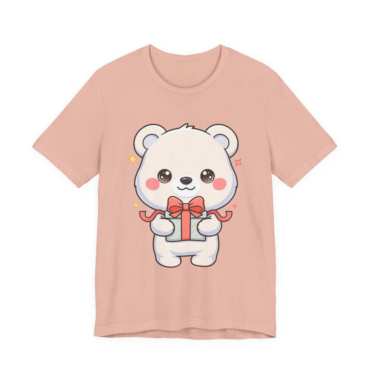Kawaii Polar Bear Gift T-Shirt for Cute Holiday Cheer
