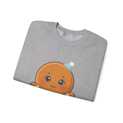 Kawaii Gingerbread Sweatshirt, Cute Christmas Crewneck