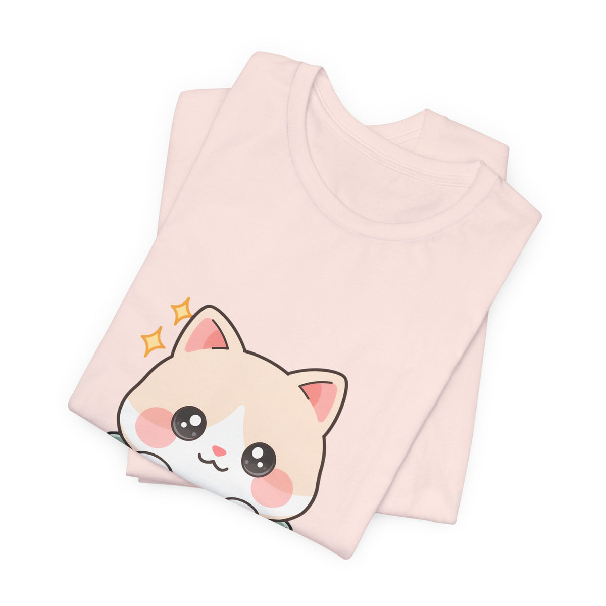 Kawaii Cat T-Shirt for Cute Cat and Chibi Art Fans
