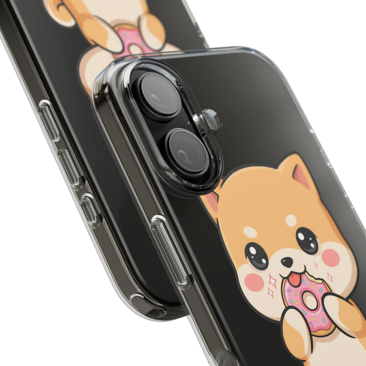 Kawaii Shiba Inu Phone Case with Donut