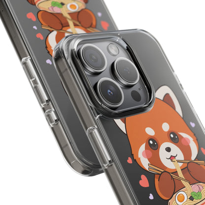 Red Panda Ramen Phone Case – Kawaii Food Lover Gift