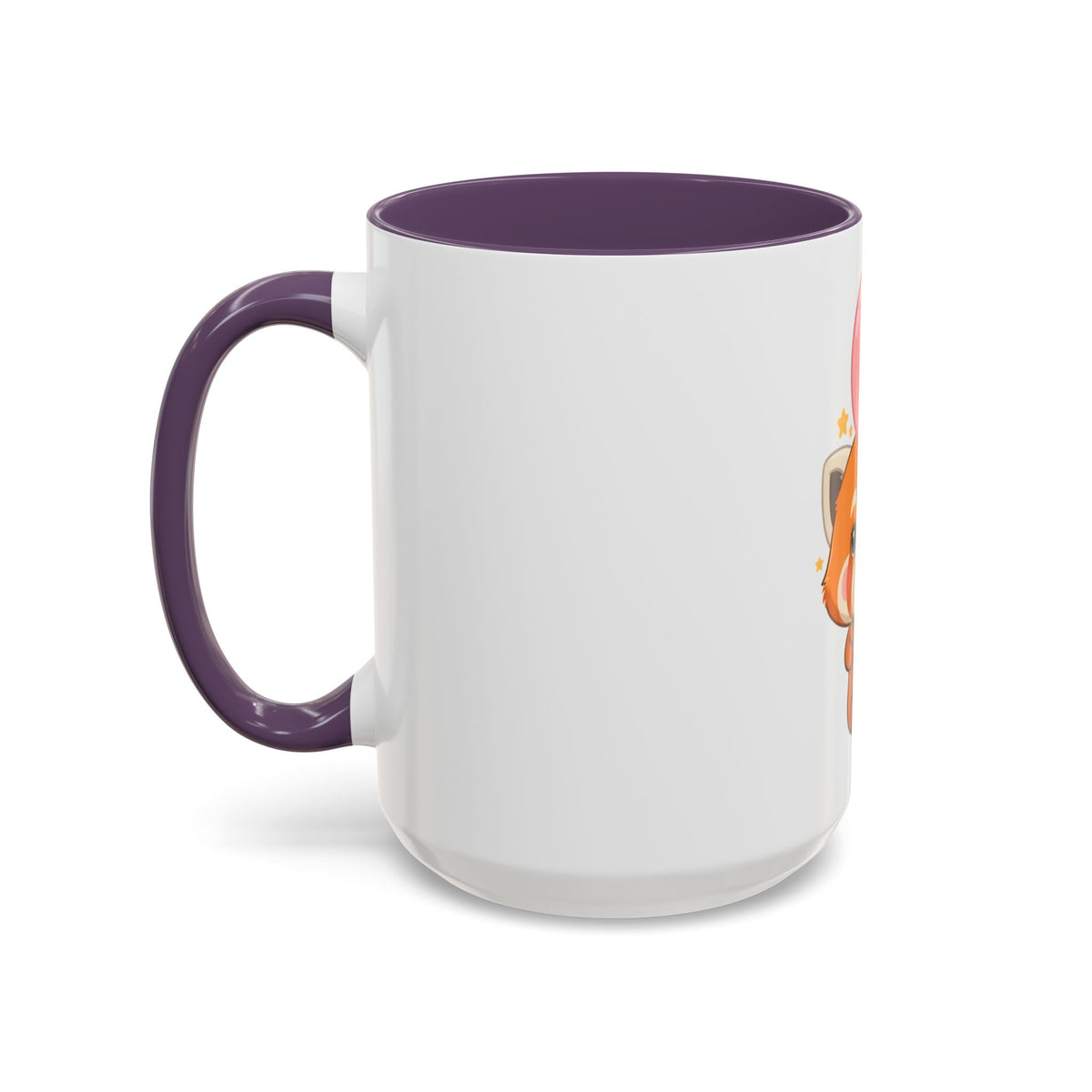 Kawaii Red Panda Accent Coffee Mug for Cute Animal Fans