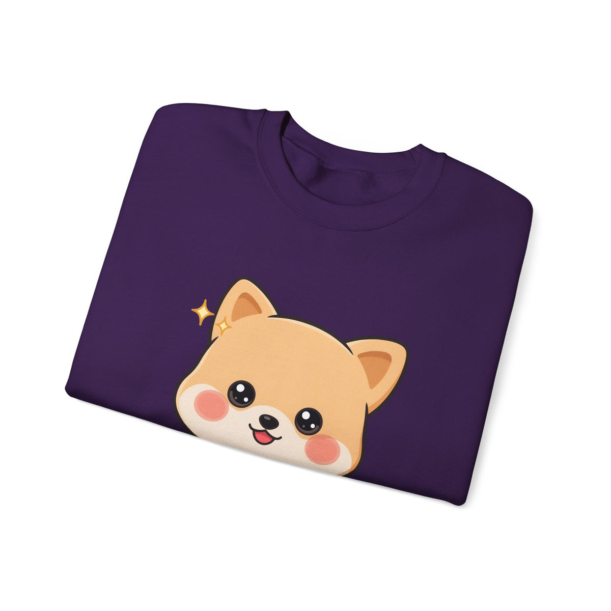 Kawaii Shiba Inu Sweatshirt, Cute Puppy Crewneck