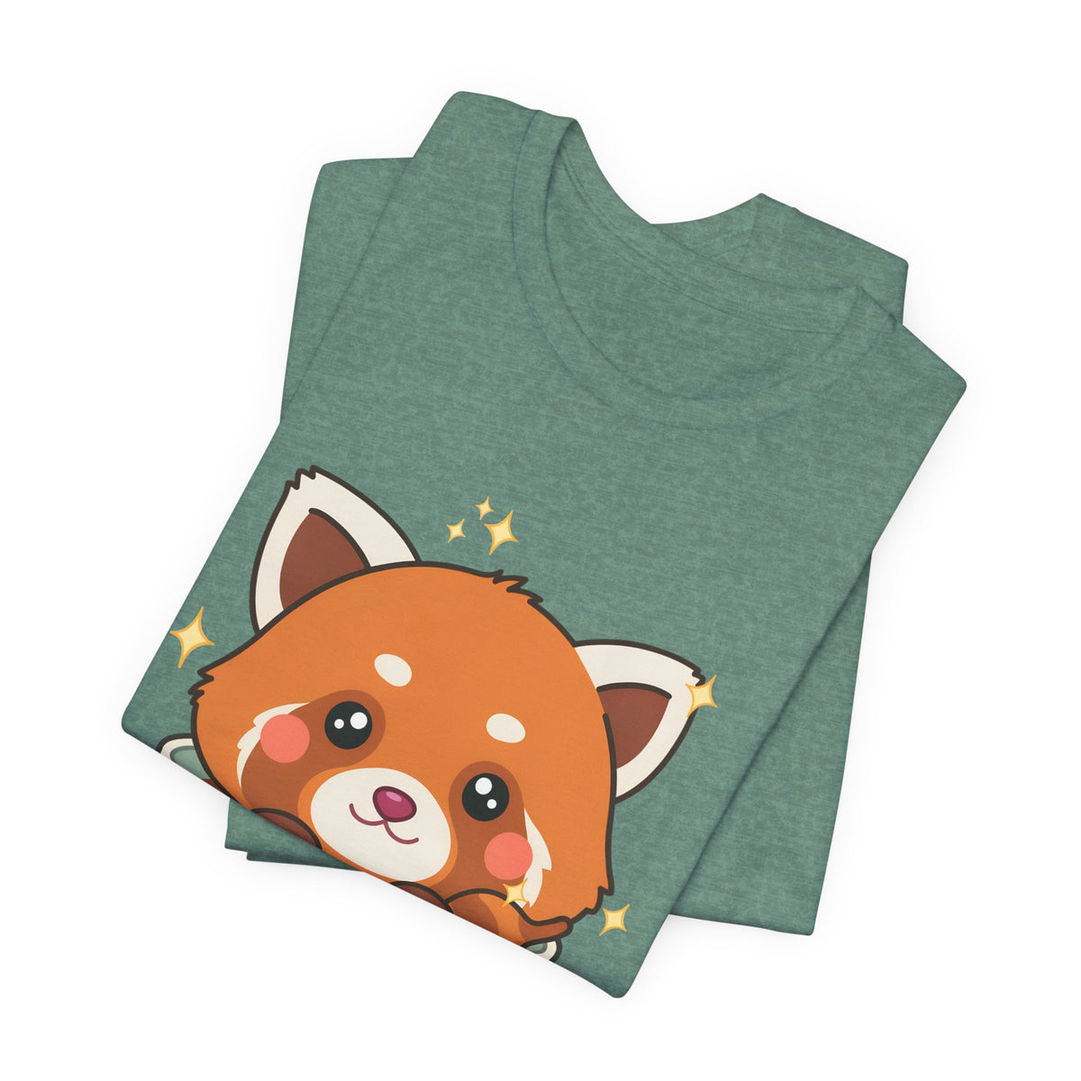 Kawaii Red Panda T-Shirt, Cute Tea Lover Gift