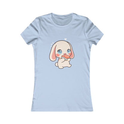 Kawaii Sushi Bunny Women's T-Shirt for Cute Style Fans