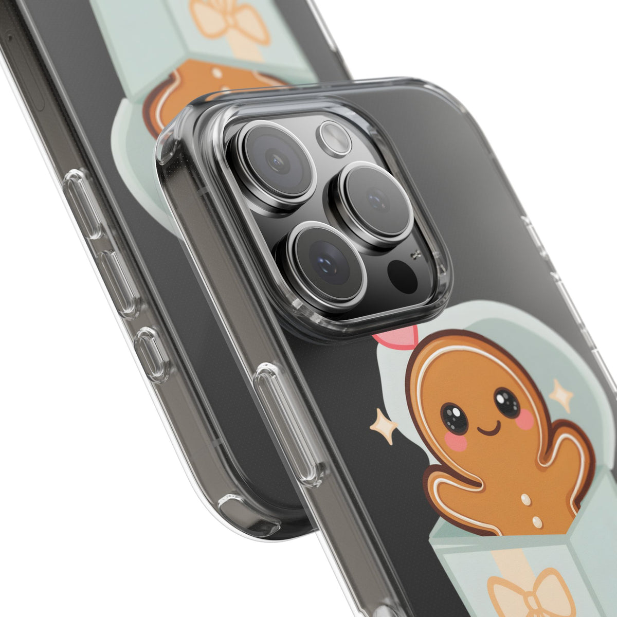 Gingerbread Man Phone Case – Kawaii Holiday Gift