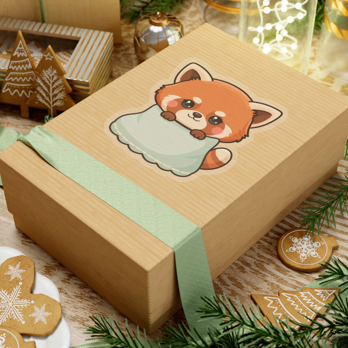 Kawaii Red Panda Sticker for Cozy Cute-Style Fans