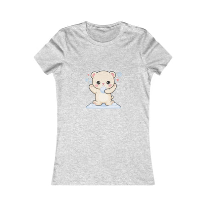 Kawaii Polar Bear T-Shirt for Playful Winter Outfits