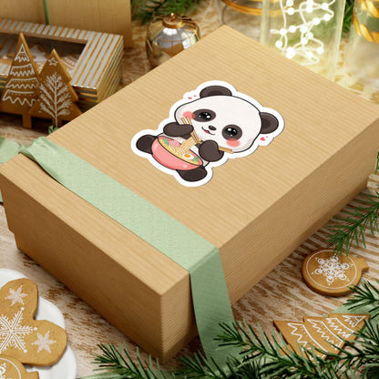Kawaii Panda Ramen Sticker for Cozy Desk Decor