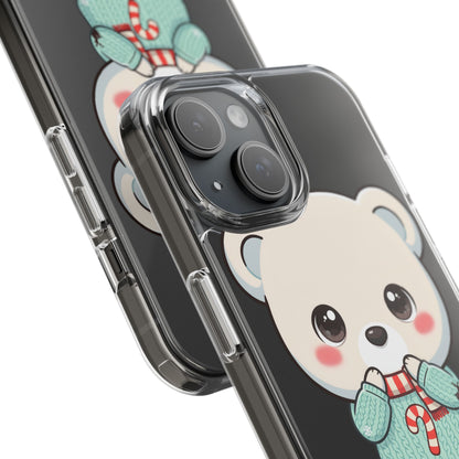 Kawaii Christmas Bear Phone Case for Holiday Season