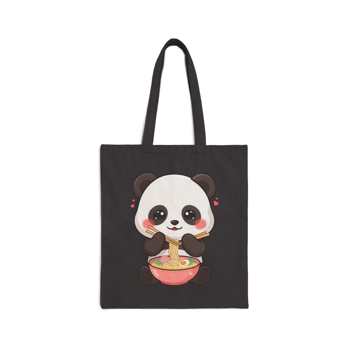 Kawaii Panda Ramen Tote Bag for Cute Food Lovers