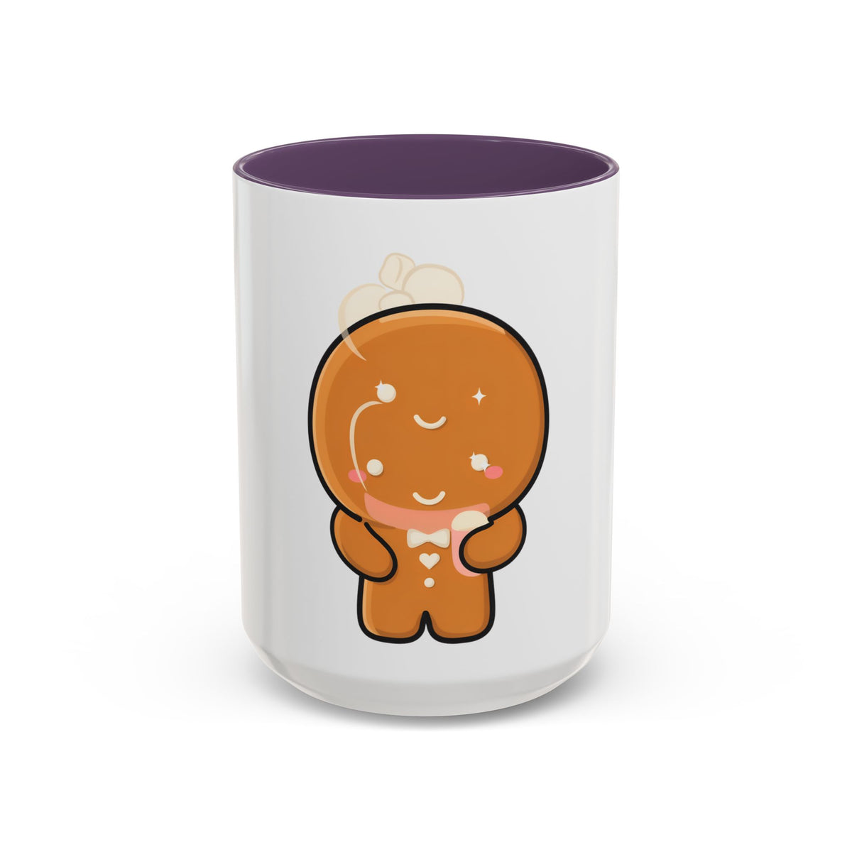 Kawaii Gingerbread Mug for Cozy Cocoa Breaks
