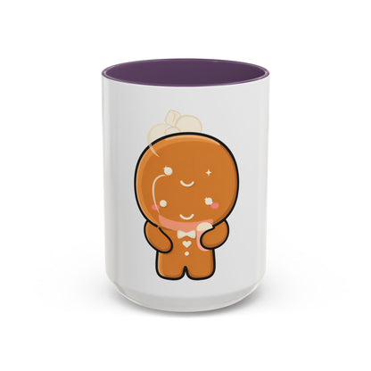 Kawaii Gingerbread Mug for Cozy Cocoa Breaks