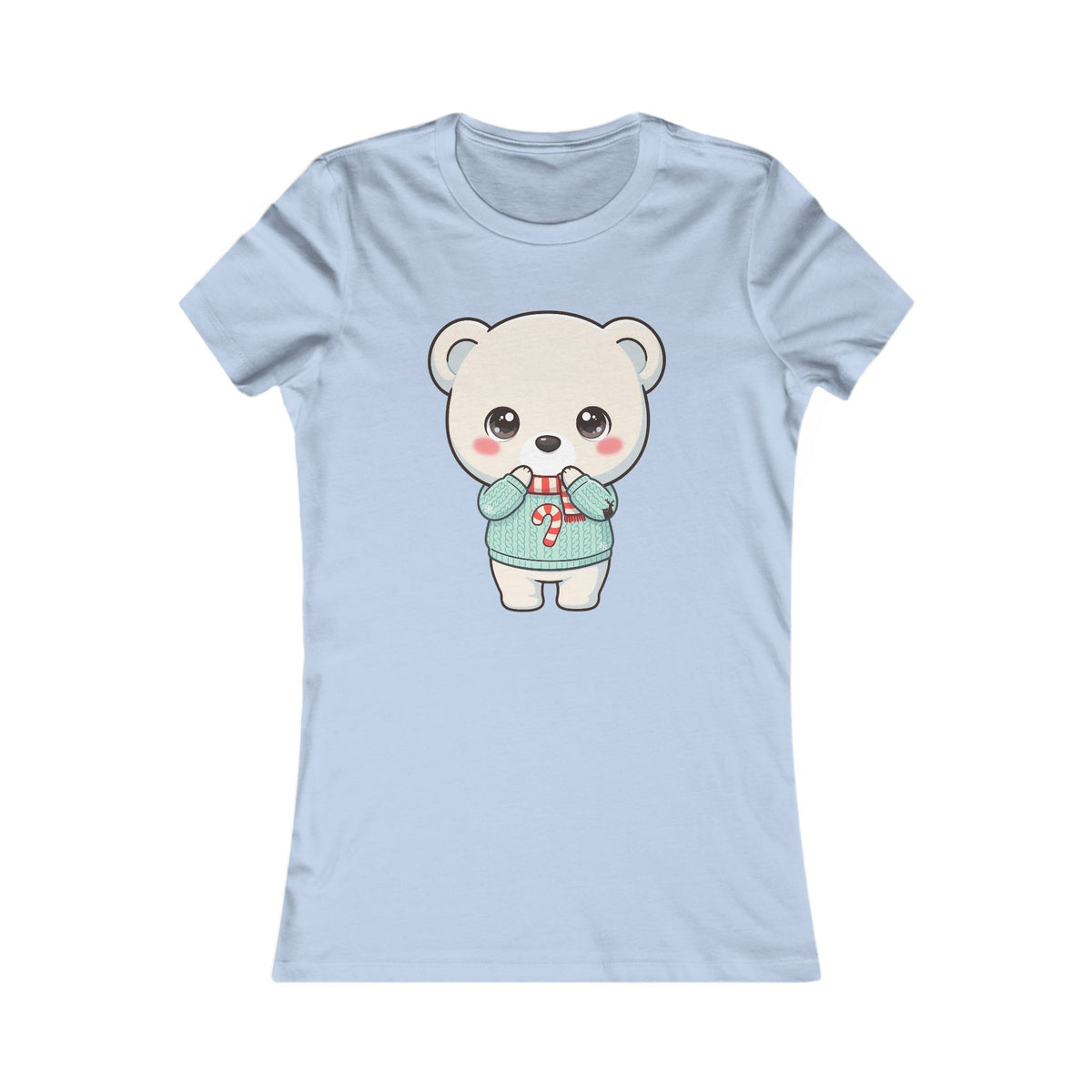 Kawaii Christmas Polar Bear Women's Tee