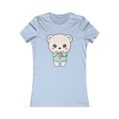 Kawaii Christmas Polar Bear Women's Tee