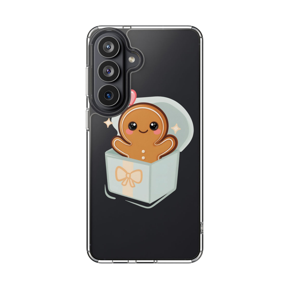 Gingerbread Man Phone Case – Kawaii Holiday Gift