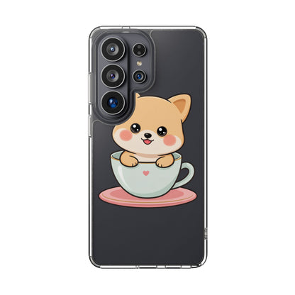 Kawaii Shiba Inu Phone Case – Cute Puppy in a Teacup