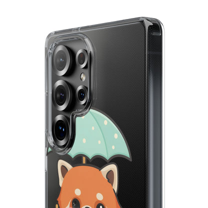 Kawaii Red Panda Clear Impact-Resistant Case