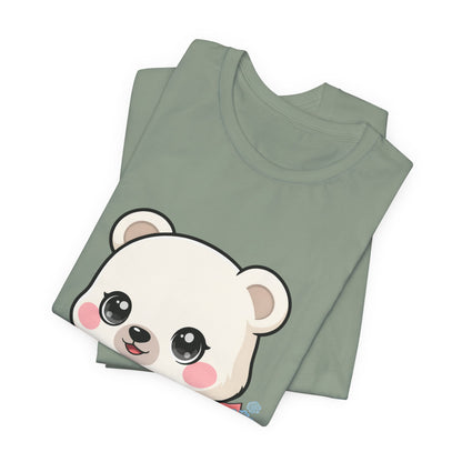 Kawaii Ice Skating Polar Bear Tee for Winter Gift Giving