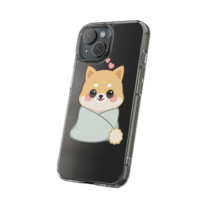 Kawaii Shiba Inu Phone Case, Cozy Valentine Gift