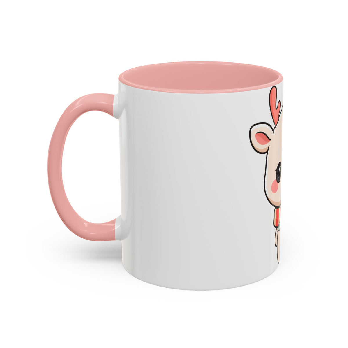Kawaii Reindeer Christmas Mug for Holiday Fans